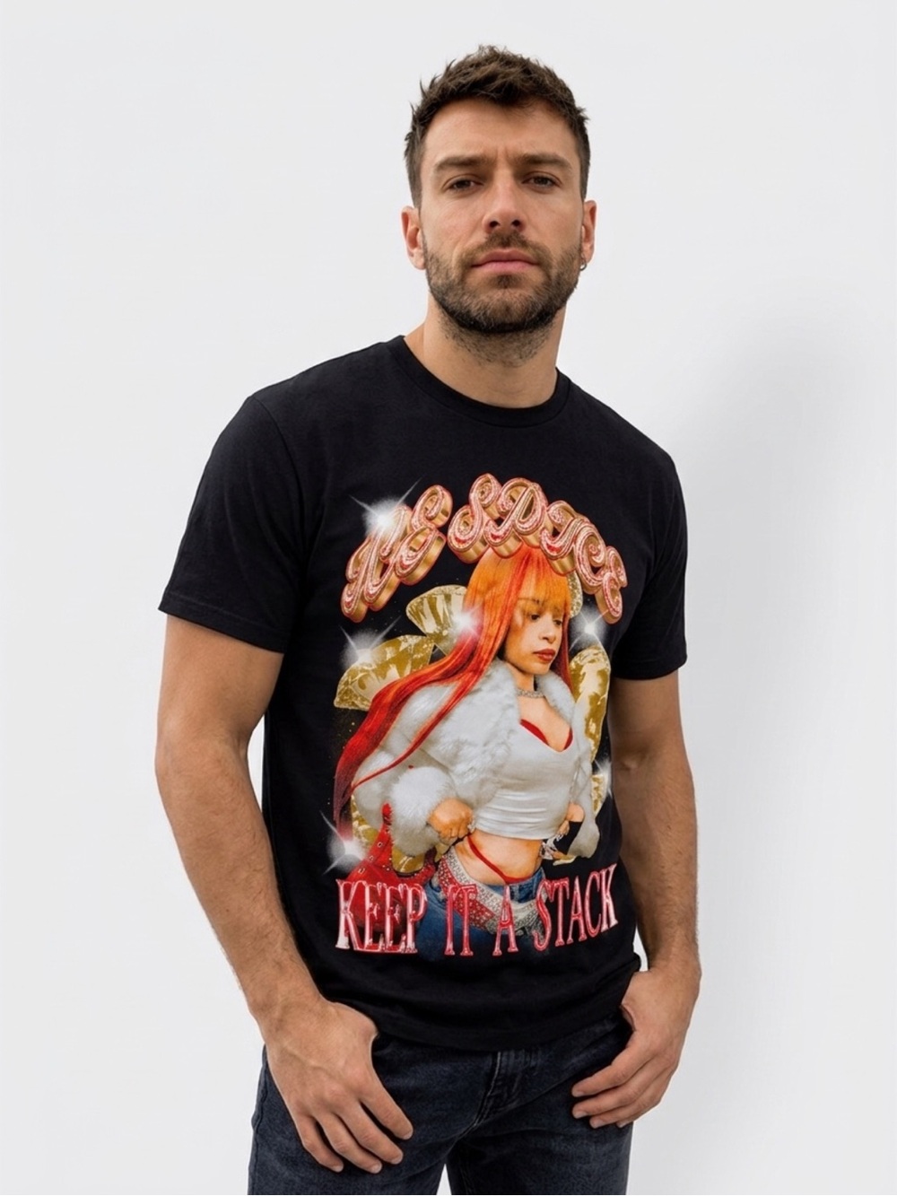 Ice Spice Graphic Crewneck T-Shirt